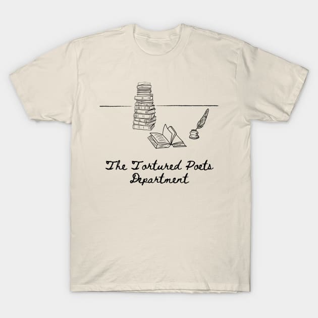 The Tortured Poets Department Design T-Shirt by kuallidesigns